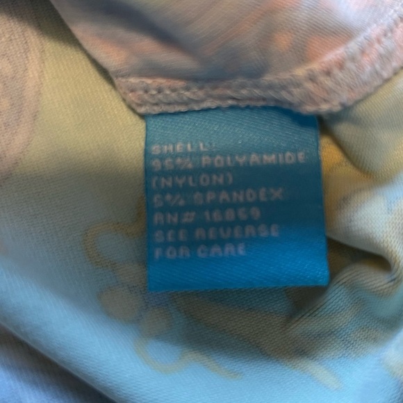 J. McLaughlin Pink and Blue Patterned Blouse 3/4 sleeves size Medium - Picture 4 of 8